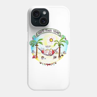 Santa´s Vacation Christmas Design Phone Case