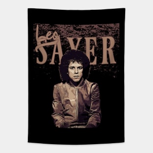 Leo Sayer // Brown vintage Tapestry