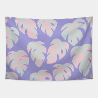 Pastel Variegated Monstera - Digital Tapestry