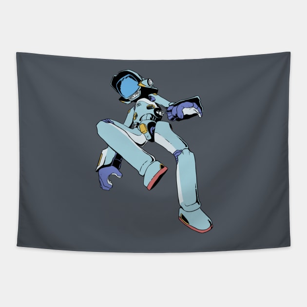 Canti - Flat Colors (Blue) Tapestry by crimmart