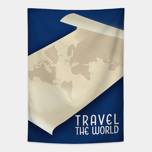 Travel the World Tapestry by nickemporium1