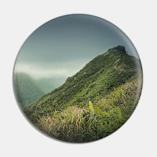 Oahu island hills Pin