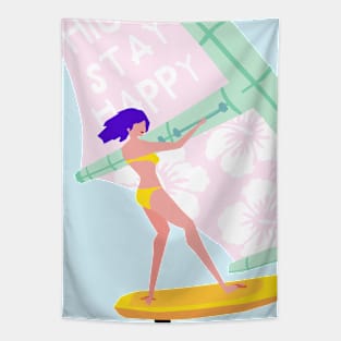 Foil girl Tapestry