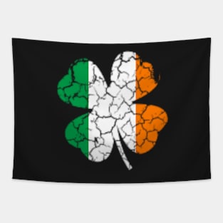 Irish Flag Ireland Lucky Clover St Patrick's Day Stickers Tapestry