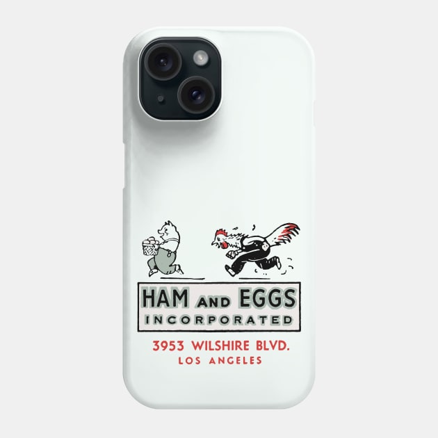 Ham and Eggs Incorporated Phone Case by DCMiller01