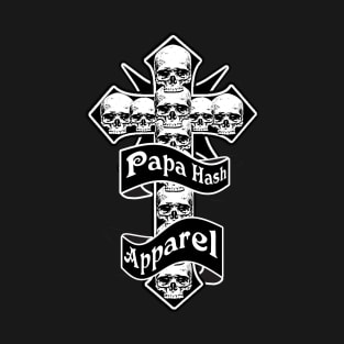 Papa Hash Apparel: Cross Skulls T-Shirt