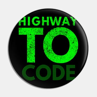 Highway To Code Pin