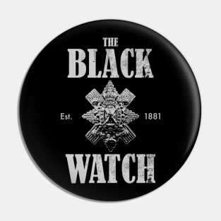 The Black Watch (distressed) Pin