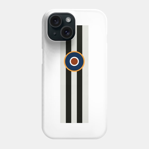 D-Day Stripes with RAF Roundel Phone Case by rgrayling