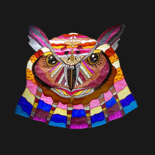 Great horned owl by JimLorman