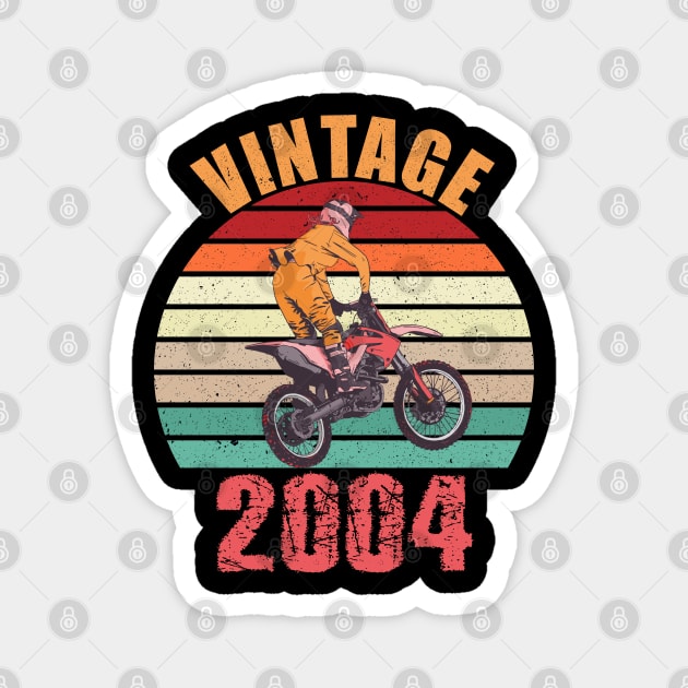 Vintage 2004 16 years old is a birthday party Magnet by hadlamcom