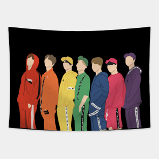 Bts Tapestries And Kpop Designs Teepublic