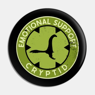 Emotional Support Nessie Pin