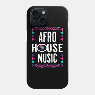 AFRO HOUSE - Continent Culture (white/pink/teal/purple) Phone Case