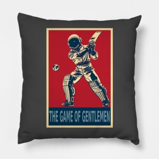 Astronaut Playing Cricket Pillow