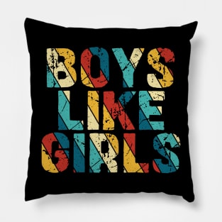 Retro Color - Boys like girls Pillow