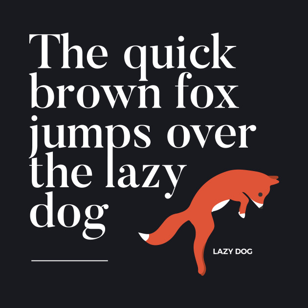 The quick brown fox jumps over the lazy dog - Typing Test ...