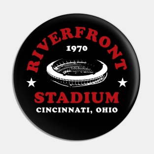 Riverfront Stadium 1970 Cincinnati Reds Ohio Pin