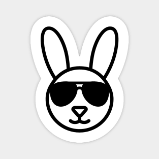 Bunny With Sunglasses Magnet