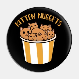 Kawaii Cat inside Box, Funny Chicken Nuggets Cats Pin