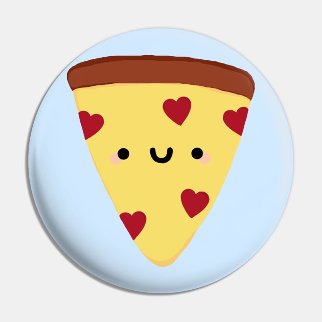 Pizza My Heart Pin by staceyromanart