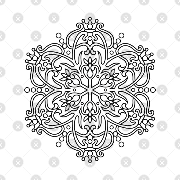 MANDALA to paint by yourself 03 by EDDArt