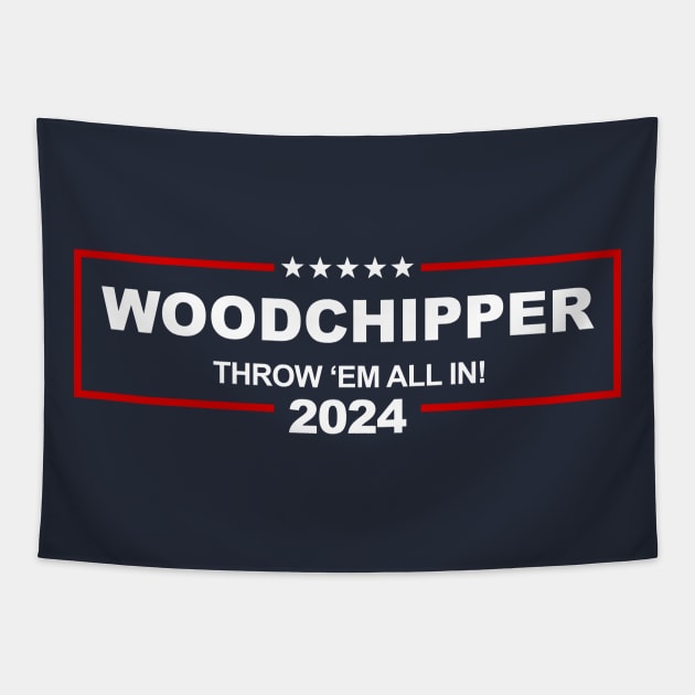 Woodchipper Tapestry by Punksthetic