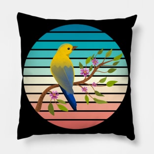 Oriole bird on a branch Pillow