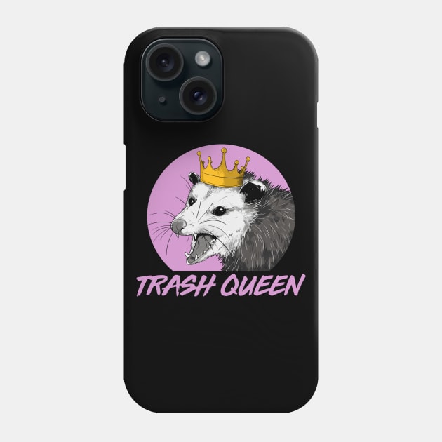 Opossum Queen Phone Case by taillesscat