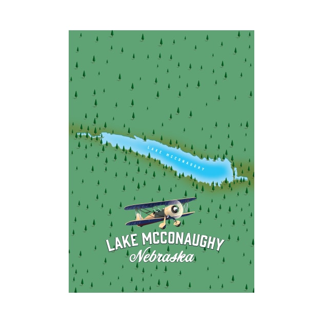 Lake McConaughy Nebraska travel map by nickemporium1