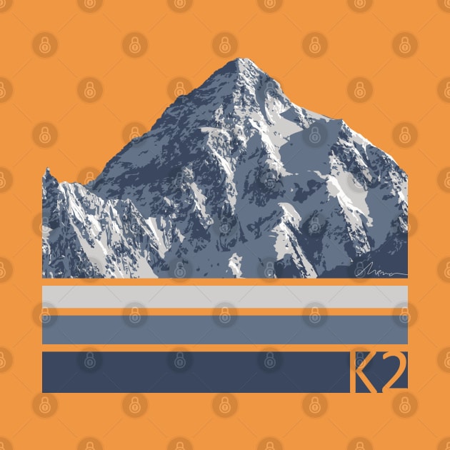 K2 Mountain Illustration by High Altitude