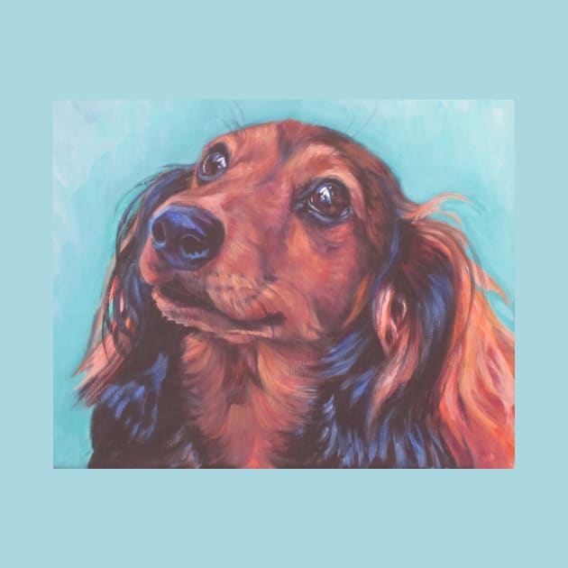 Dachshund Fine Art Painting by LASHEPARD