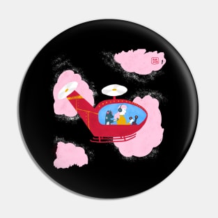 Clouds Pin