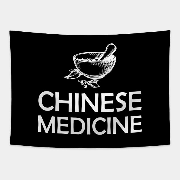 Chinese Medicine Tapestry by KC Happy Shop