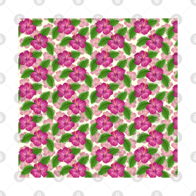 Hibiscus Pattern by Designoholic