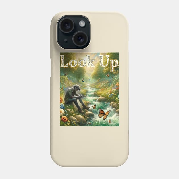 Look Up - Drop the screen and see beauty Phone Case by Boffoscope