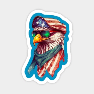 American Eagle 4th of July style Magnet