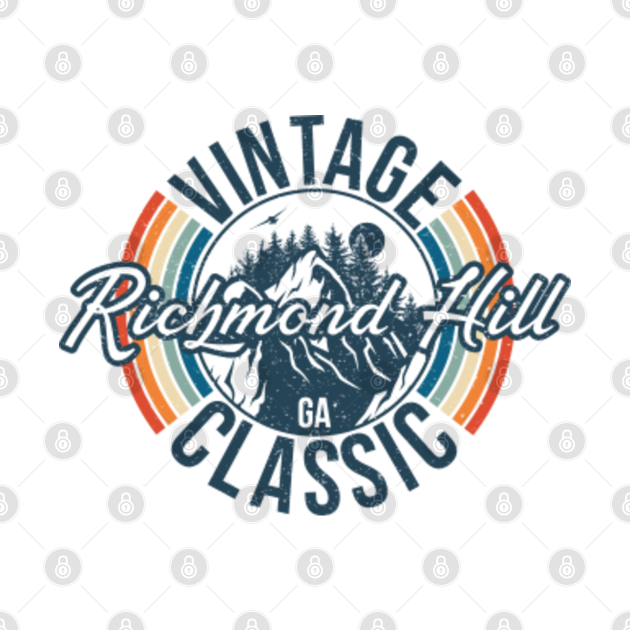 Discover I Love Richmond Hill Georgia Retro Vintage Classic T-Shirt For Men T-Shirt For Women T-Shirts Custom Unique Graphic - Richmond Hill Georgia - T-Shirt