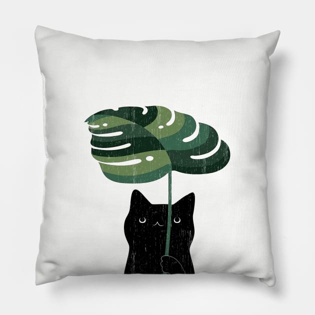 Monstera Pillow by Number 17 Paint