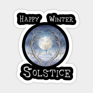 Happy Winter Solstice Magnet