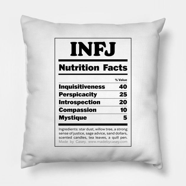 INFJ Pillow by Made by Casey