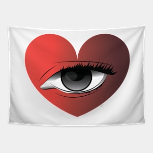 Heart eye Tapestry