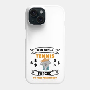 US Open Born To Play Tennis Phone Case