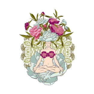 Yoga Flowers T-Shirt