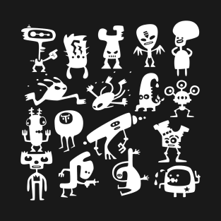 Crazy aliens T-Shirt