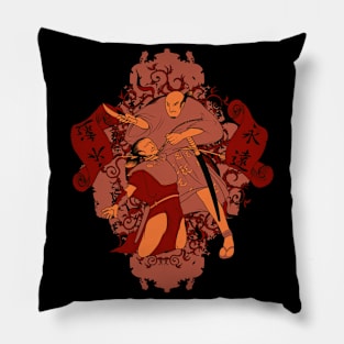 Cool Asian Illustration Pillow