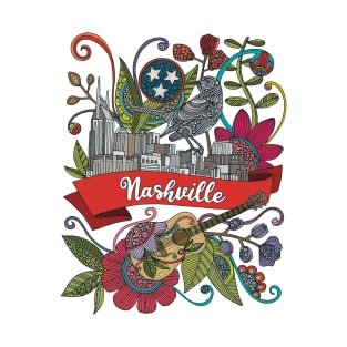 Nashville - Bird - Skyline T-Shirt