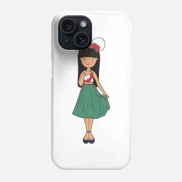 Island Fan Girl Phone Case by littlemoondance