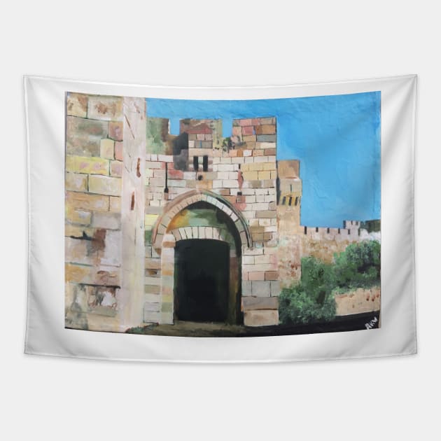 Jerusalem, Jaffa Gate Tapestry by golan22may