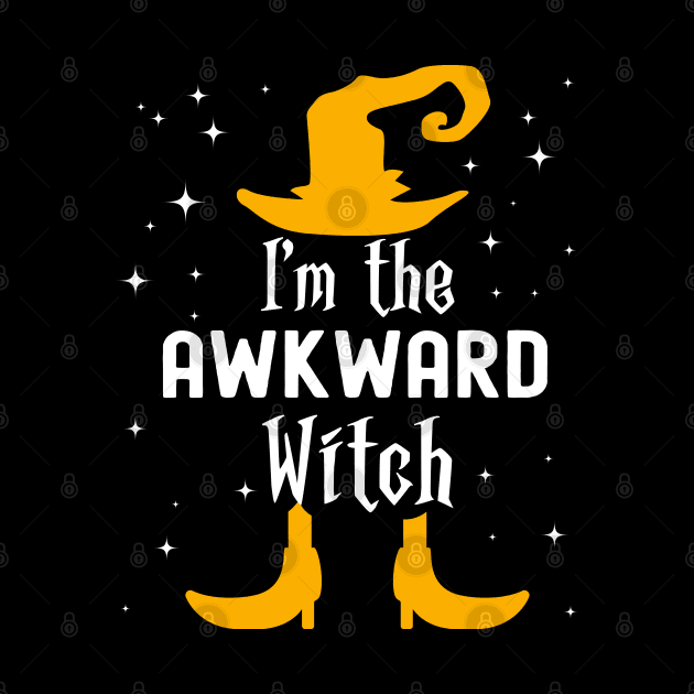 I'm The Awkward Witch Matching Halloween Family Group Costume by VDK Merch